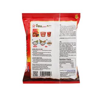 [Thùng 20 gói] Thùng Mì Hàn Quốc YEUL cay Ottogi 120g x20