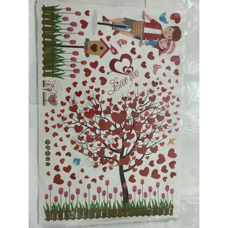 Tranh decal, Đề can dán tường 3D dán sàn nhà hình ao sen cá trang trí phòng tắm, sticker 3D