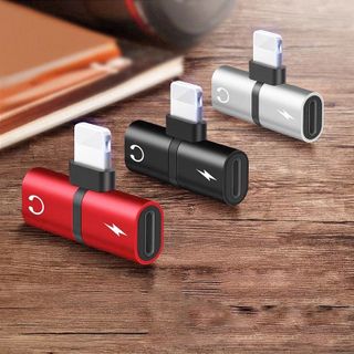 Chia Tai Nghe IPFREESHIPChia Cổng Sạc ĐT Jack Chia Thành 2 Cổng Sạc + Tai Nghe Cho ip