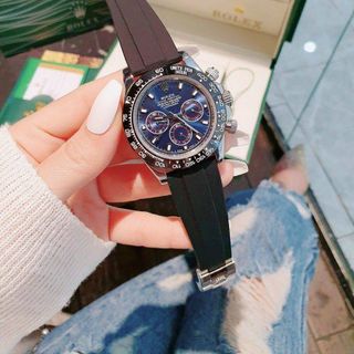 ĐỒNG HỒ ROLLEX CƠ CAO CẤP DÂY CAO SU