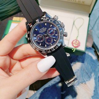 ĐỒNG HỒ ROLLEX CƠ CAO CẤP DÂY CAO SU