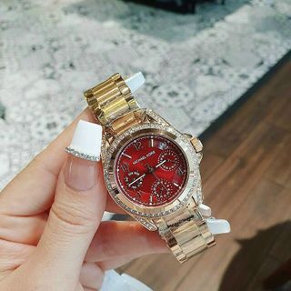 ĐỒNG HỒ MICHAEL KORS ĐỎ NỮ CAO CẤP SALE