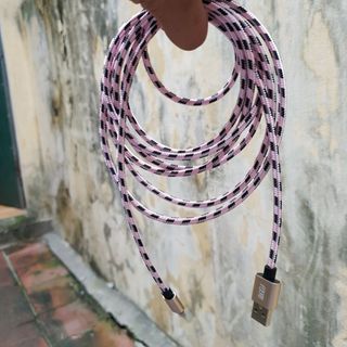 Dây Sạc IPFREESHIPKhi Nhập[CAP SAC]Sạc IPDây Dù Chống Đứt Dài 3M