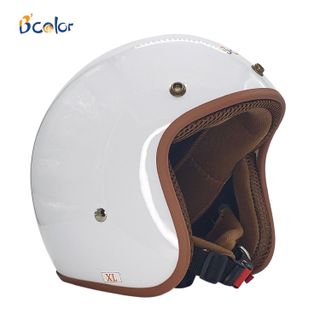 MŨ BẢO HIỂM 3/4 MẦU TRẮNG AN TOÀN, B'COLOR giá sỉ - giá bán buôn