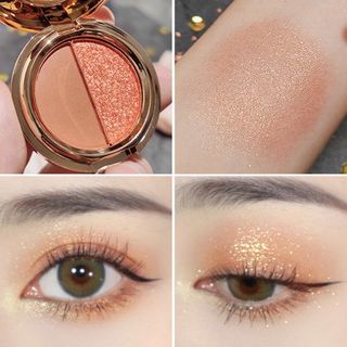 Nhủ mắt Kim Tuyến 2 ô MEIBAOGE Vàng, sỉ 35k/hộp
