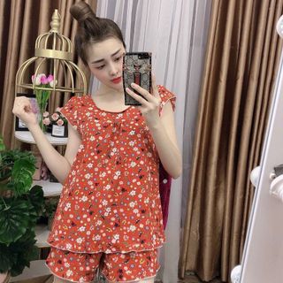 Bộ tiểu thư mặc nhà lụa sattin mềm mịn