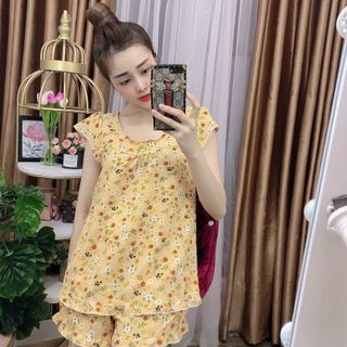 Bộ tiểu thư mặc nhà lụa sattin mềm mịn