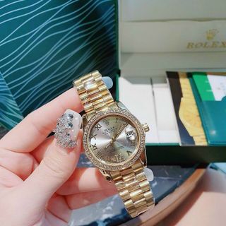 ĐỒNG HỒ ROOLEX NỮ VIỀN HỘT