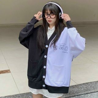 Áo khoác bomber nỉ nút form đẹp chuẩn