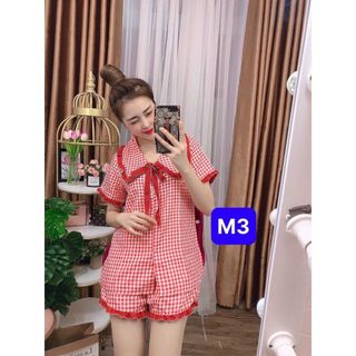 Đồ bộ mặc nhà lụa mềm mịn tay lỡ dây nơ