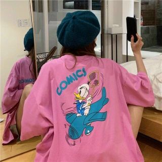 Áo unisex tay lỡ form rộng comics vải tici đẹp