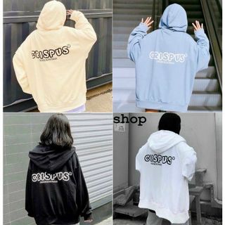 Áo khoác nỉ nón 2 lớp logo thêu form bự