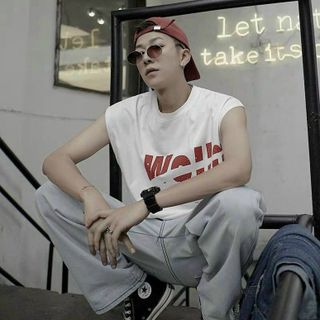 Áo thun ba lỗ tanktop logo in wolla