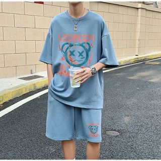 Đồ bộ mặc nhà in thun cotton freesize dưới 70kg