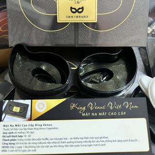 [Chính hãng] Mặt Nạ Mắt Cao Cấp King Venus (Hộp 60 miếng): giảm nhăn, quầng thâm, giúp da căng mịn, ngăn ngừa lão hóa.