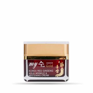 KEM DƯỠNG DA SÂM TỔNG HỢP NGÀY VÀ ĐÊM AQUA WRINKLE & WHITENING CREAM 50G - MY GOLD giá sỉ