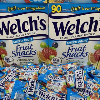 Thùng 90 Gói Kẹo Dẻo Trái Cây Welch's Mixed Fruit 2kg