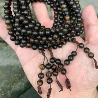 Vòng 108 6li trầm indo- trầm hương Minh Tường Mt