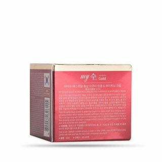 KEM DƯỠNG DA SÂM TỔNG HỢP NGÀY VÀ ĐÊM AQUA WRINKLE & WHITENING CREAM 50G - MY GOLD