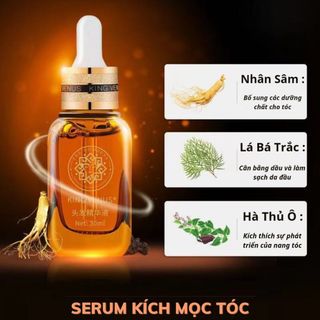 [Chính Hãng] Serum KÍCH MỌC TÓC King Venus (Vs mới của zzVenus): 100% Thiên Nhiên, Kích Tuần Hoàn Máu, Mọc Tóc Con.