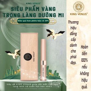 Serum Dưỡng Mi và Mày KING VENUS (phiên bản mới của Dưỡng mi zzVenus): Mi Dài và Dày tự nhiên chỉ sau lộ trình một cây!