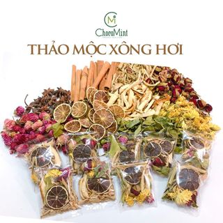 set 8 gói xông mặt thảo mộc thải độc, làm sạch da, ngăn ngừa mụn handmade giá sỉ