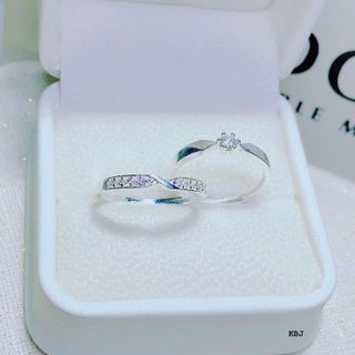 nhẫn đôi (1) bạc 925
