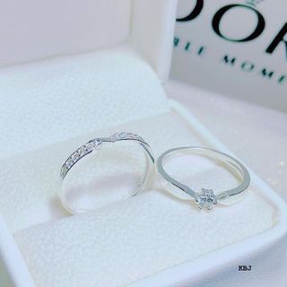 nhẫn đôi (1) bạc 925