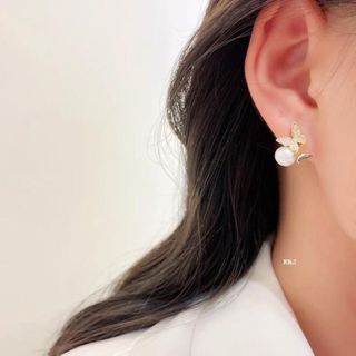 bông tai bớm trai bạc925