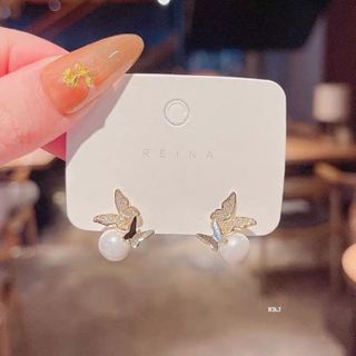bông tai bớm trai bạc925