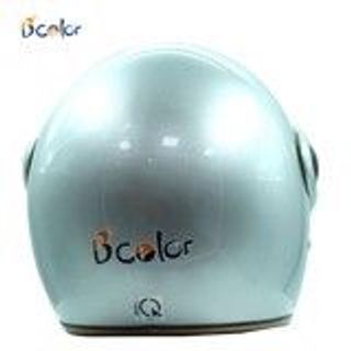 Mũ bảo hiểm 3/4 đầu B'color màu bạc có kinh cao cấp. Bán sỉ - giá bán buôn