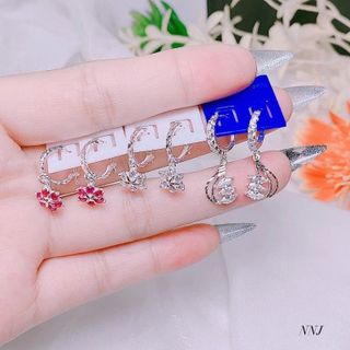 bông tai bạc 925 cho bé gái.