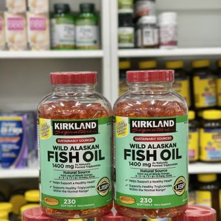 Dầu Cá Kirkland Wild Alaskan Fish Oil 1400mg giá sỉ