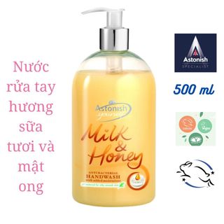 Nước rửa tay Sữa tươi và Mật ong Astonish C4550 (500ml) giá sỉ