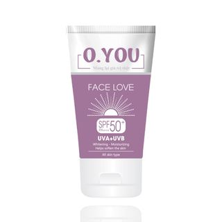 Kem Chống Nắng O.YOU Dưỡng Da Sáng Khỏe, Ngăn Ngừa Lão Hóa SPF50+ 50gr