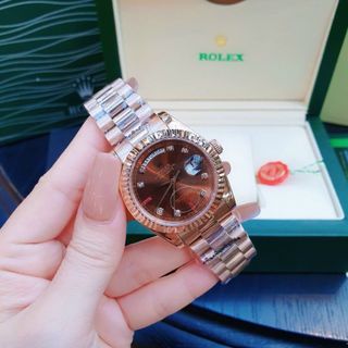 ĐỒNG HỒ ROLLEX CƠ 2 LỊCH CAO CẤP NEW
