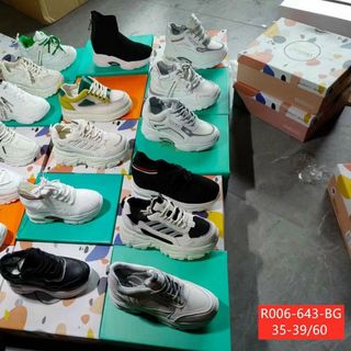 Giày thể thao nữ độn đế thanh lý 13/6/22