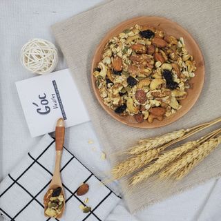 GRANOLA NƯỚNG 100% MẬT ONG - DÒNG CAO CẤP 70% HẠT - 30% YẾN MẠCH
