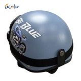 Mũ bảo hiểm nửa đầu B'color màu xanh navy họa tiết xe máy, kính UV. Bán sỉ - giá bán buôn.