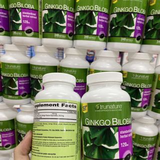 VIÊN UỐNG BỔ NÃO TRUNATURE GINKGO BILOBA 120MG - 340 VIÊN ( mẫu mới 2020 )