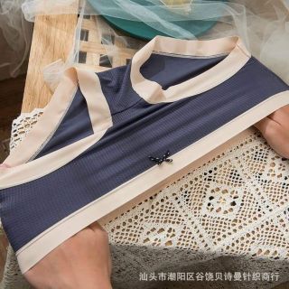 Quần lót cotton đính nơ nội địa Trung