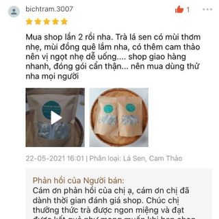 Trà Lá Sen Túi Lọc
