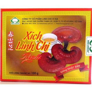 [Chính hãng] Nấm Linh Chi Nhật Cắt Lát 100g (Linh Chi Đỏ): Tăng Sức Đề Kháng, Bồi Bổ, Thanh Lọc Cơ Thể.