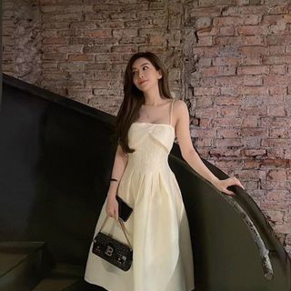 ĐẦM XOÈ 2 DÂY PHỐI VIỀN REN ĐI TIỆC, ĐI CHƠI