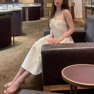 ĐẦM XOÈ 2 DÂY PHỐI VIỀN REN ĐI TIỆC, ĐI CHƠI