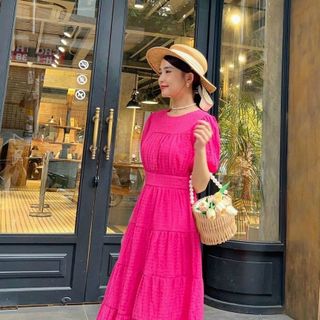 ĐẦM CỔ TRÒN DÁNG DÀI MAXI CHẤT XỐP NHÚN LOẠI 1 CÓ LÓT ĐI TIỆC ĐI DẠO ĐI BIỂN XINH ĐẸP