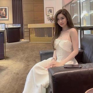 ĐẦM XOÈ 2 DÂY PHỐI VIỀN REN ĐI TIỆC, ĐI CHƠI