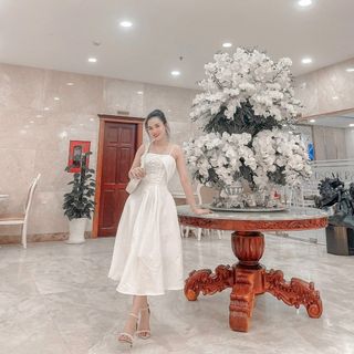 ĐẦM XOÈ 2 DÂY PHỐI VIỀN REN ĐI TIỆC, ĐI CHƠI