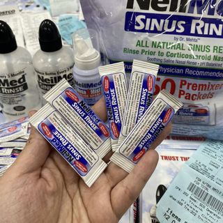 Bộ bình rửa mũi NeilMed ( 2 bình, 1 xịt thuốc, 250 gói muối )