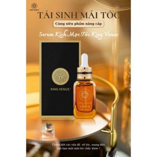 [Chính Hãng] Combo tiết kiệm: 02 Serum KÍCH MỌC TÓC King Venus: 100% thành phần thảo mộc thiên nhiên quý hiếm..